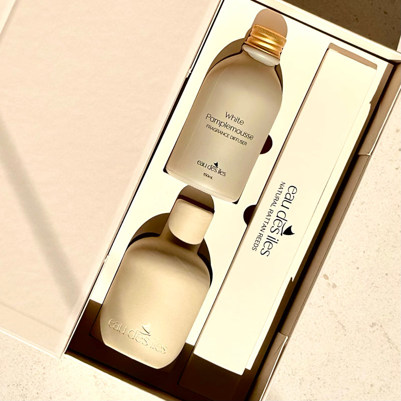 White Pamplemousse Reed Fragrance Diffuser - Diffuser d'ambience – EAU ...