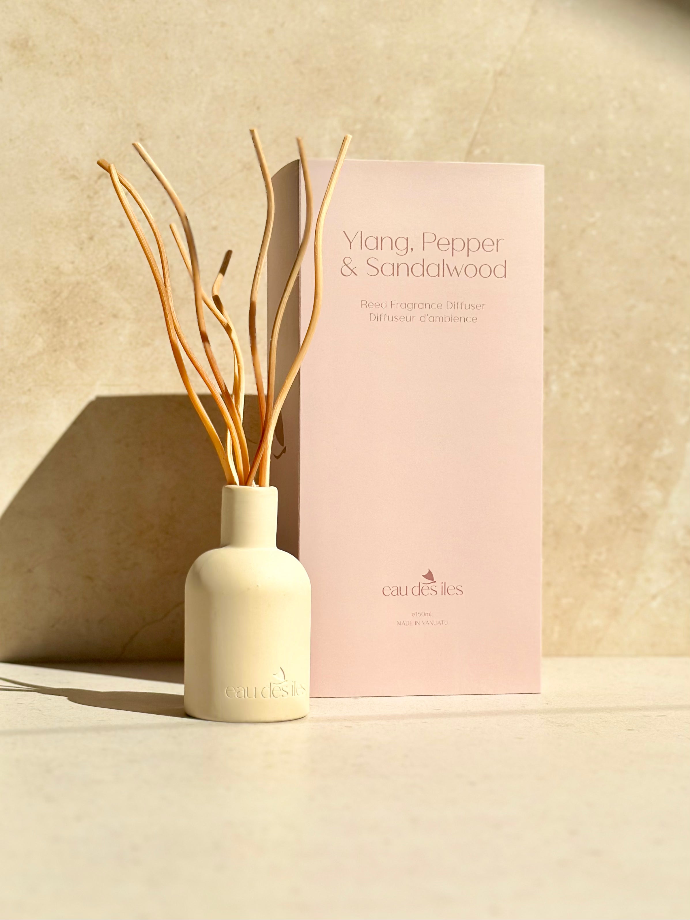 Ylang, Pepper & Sandalwood Reed Fragrance Diffuser - Diffuser d'ambien ...